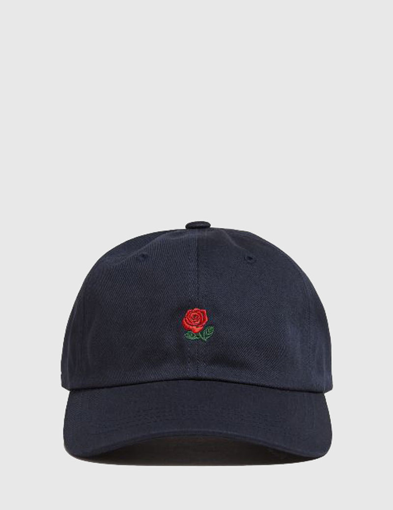 The Hundreds The Rose Curved Peak Cap - Navy