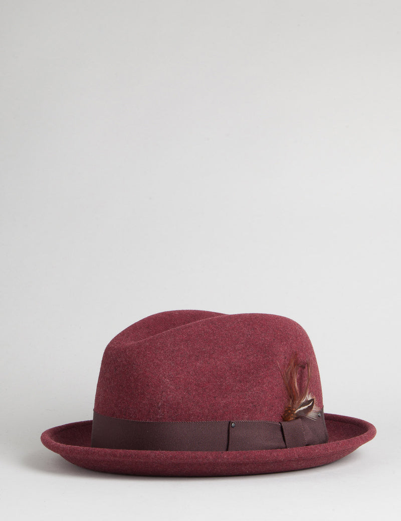 Bailey Tino Trilby Hat - Bruise Mix