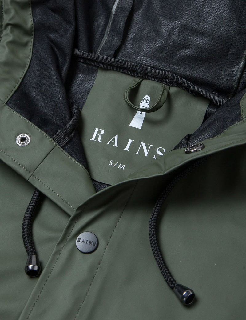 Rains Waterproof Jacket - Olive Green