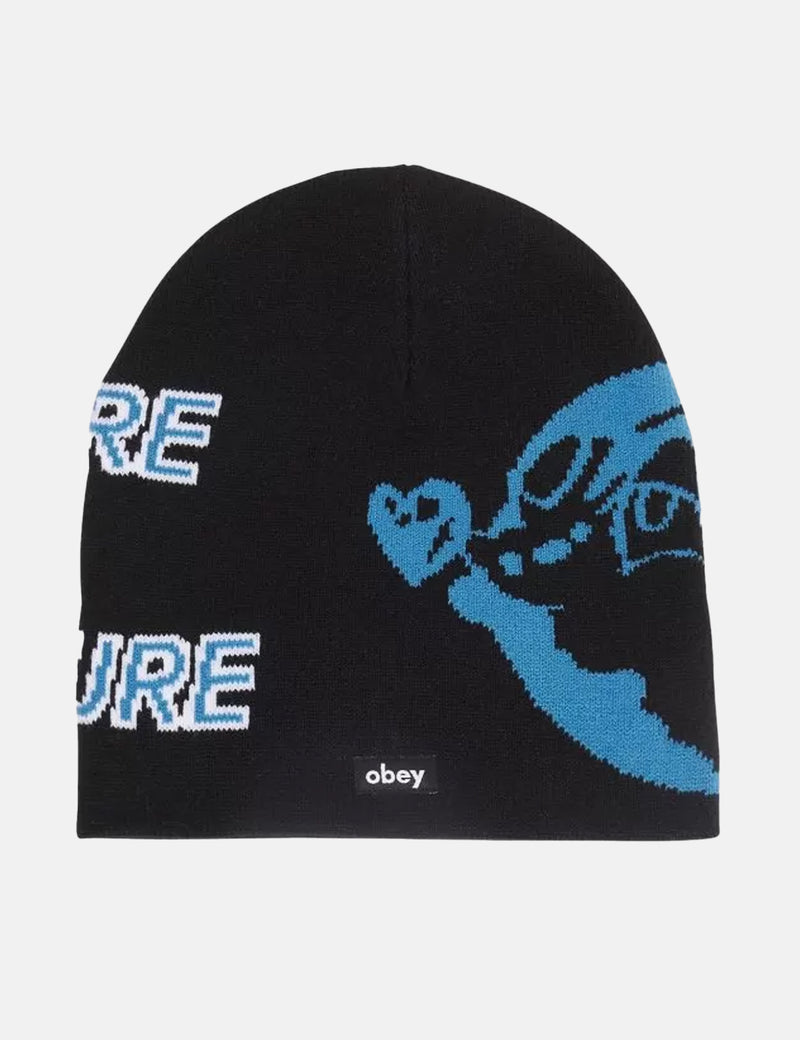 Obey Nature And Nuture Beanie Hat - Black