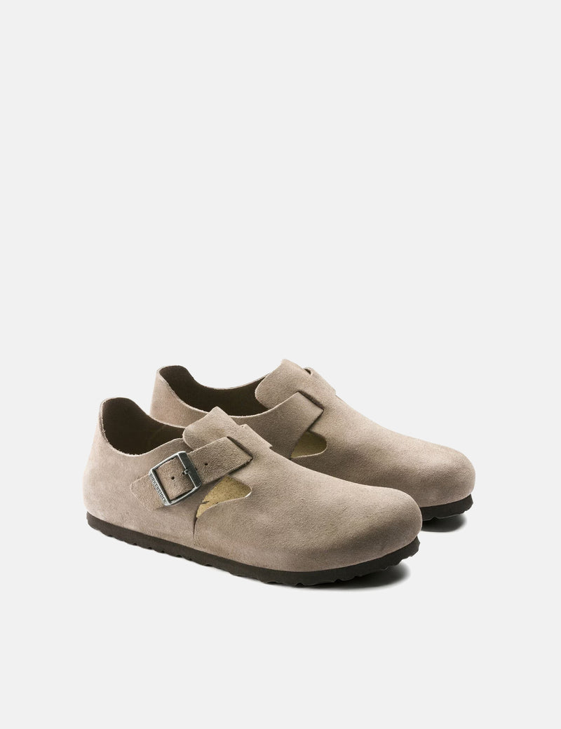 Birkenstock London Suede (Regular) - Taupe