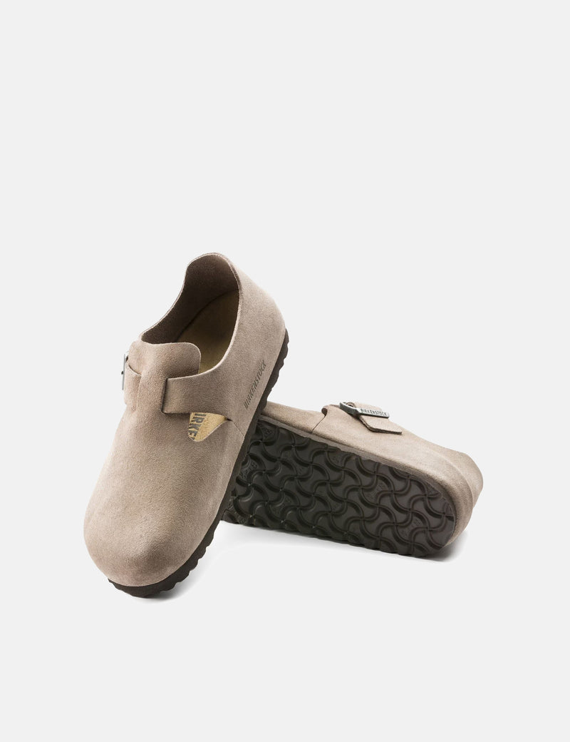 Birkenstock London Suede (Regular) - Taupe