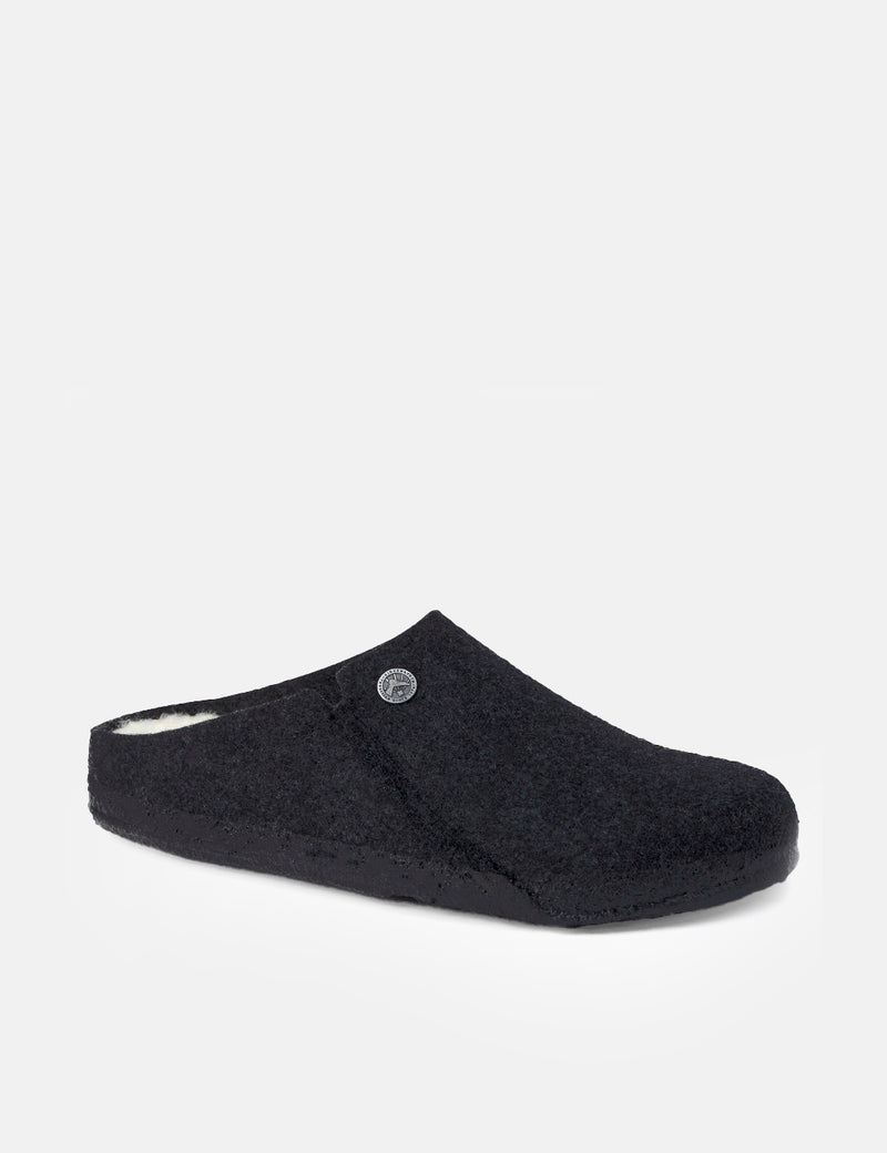 Birkenstock Zermatt Wool Felt Slippers (Narrow) - Anthracite Grey