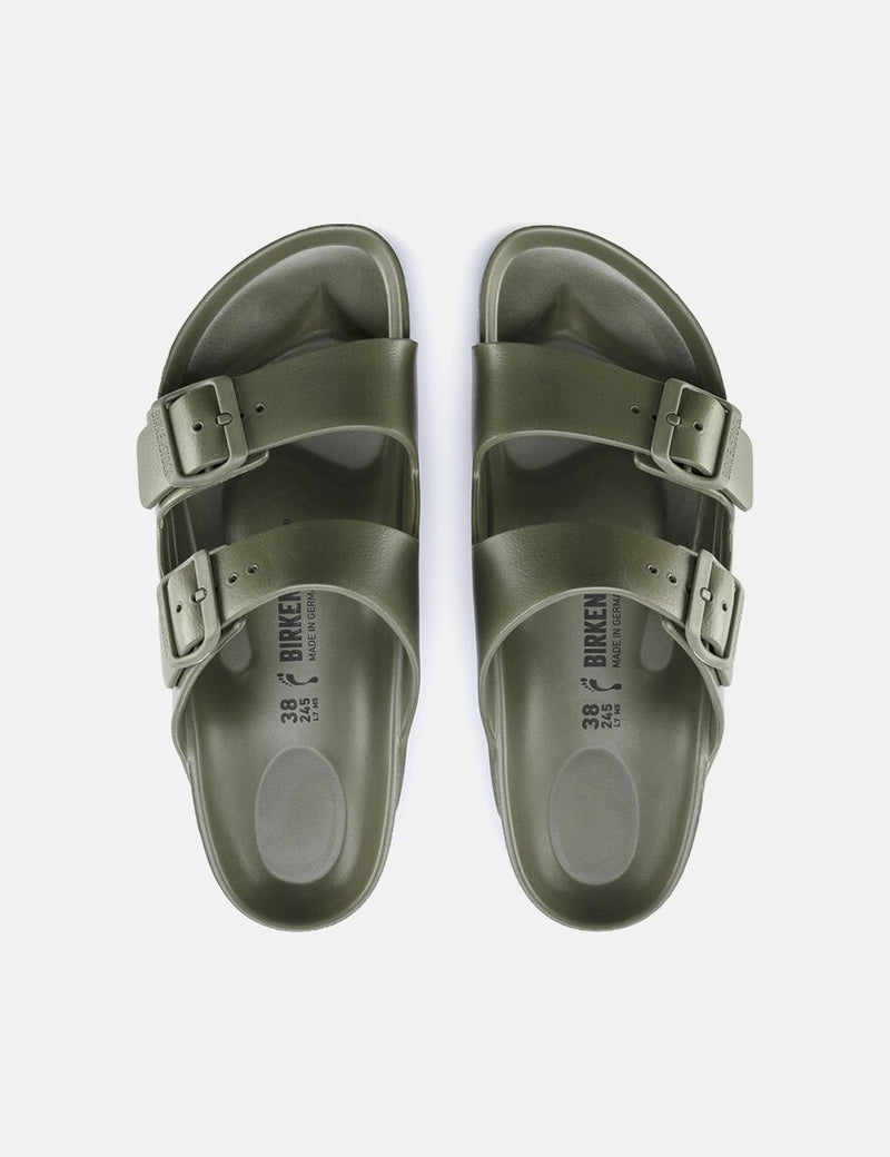 Birkenstock Womens Arizona EVA Sandal (Narrow) - Khaki Brown