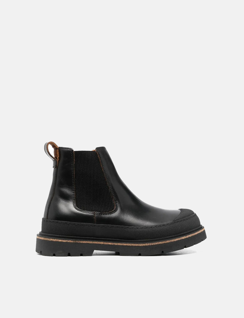 Birkenstock Prescott Leather Slip-On (Regular) - Black