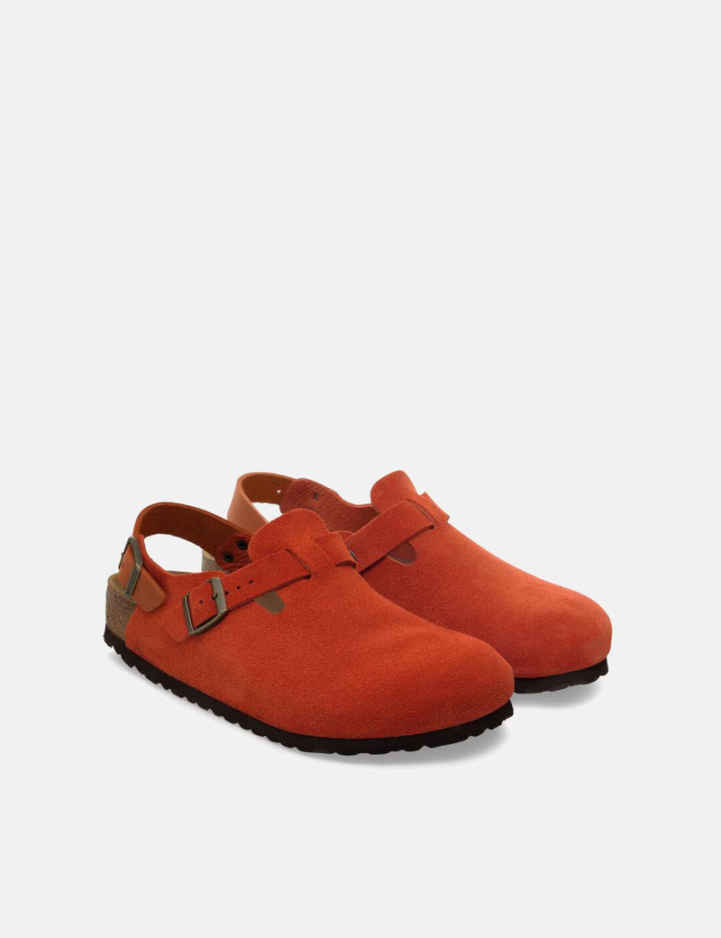 Birkenstock Tokio Suede (Regular) - Rust Brown