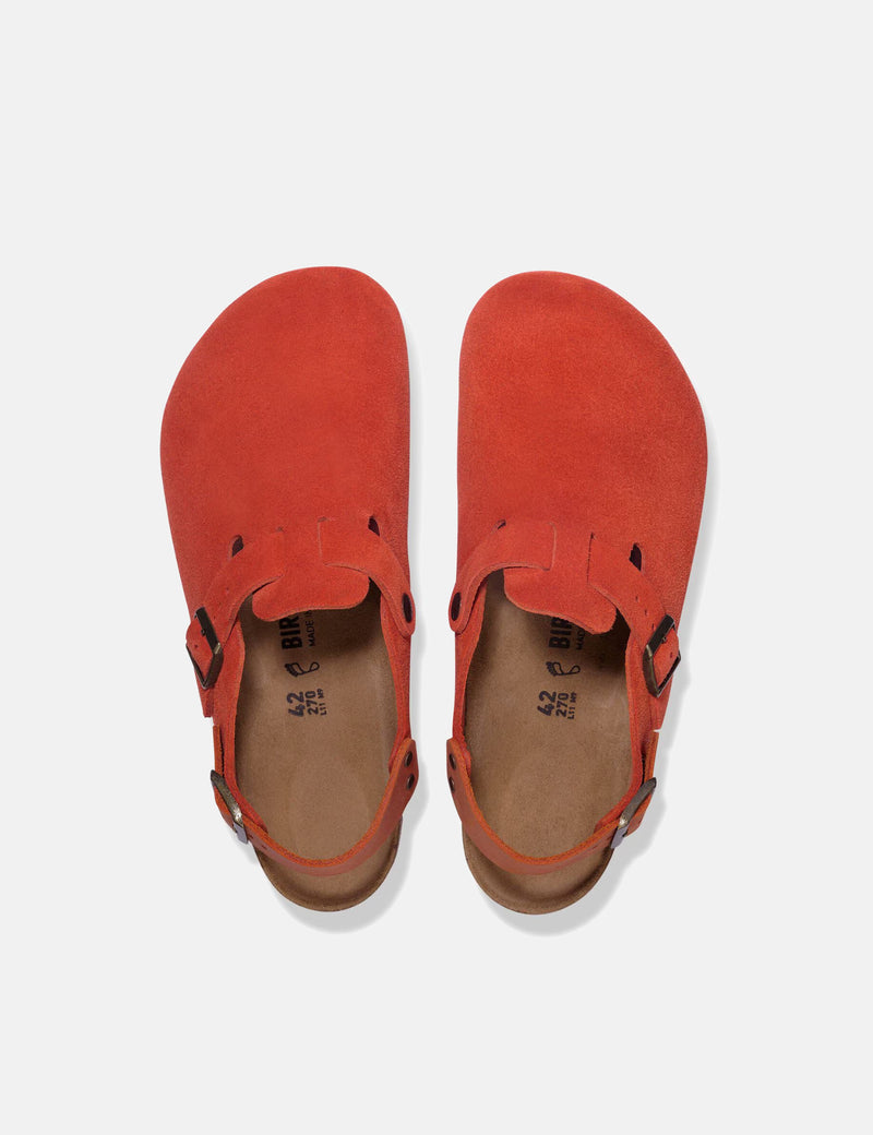 Birkenstock Tokio Suede (Regular) - Rust Brown