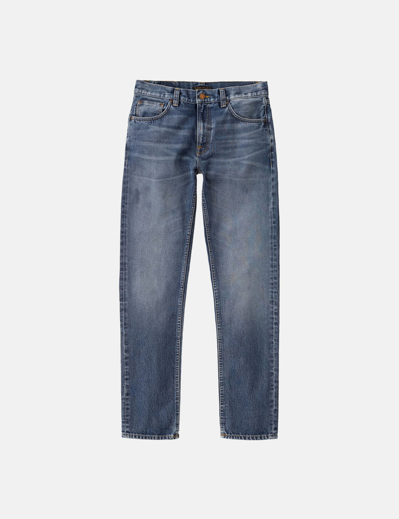 Nudie Jeans Gritty Jackson Jeans (Regular) - Blue Traces
