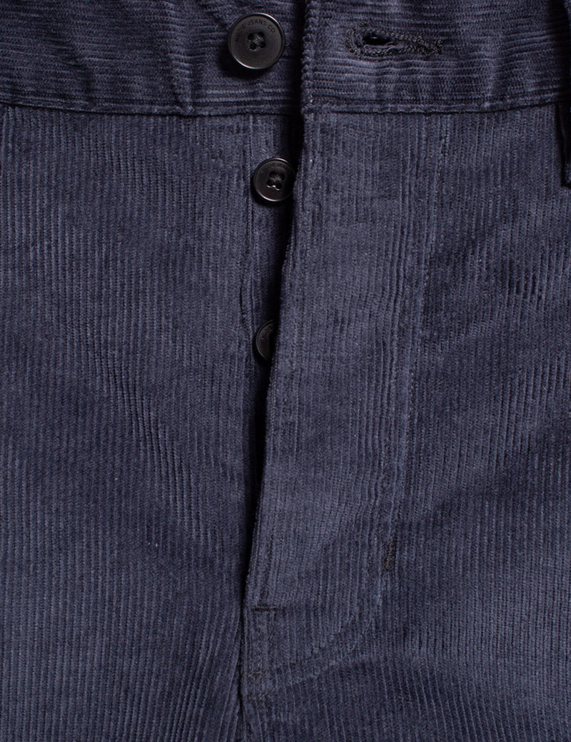 Nudie Jeans Tuff Tony Pants (Cord) - Navy Blue