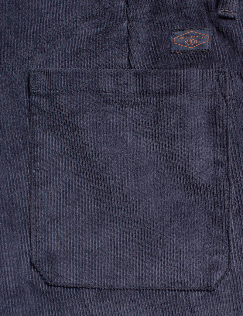 Nudie Jeans Tuff Tony Pants (Cord) - Navy Blue