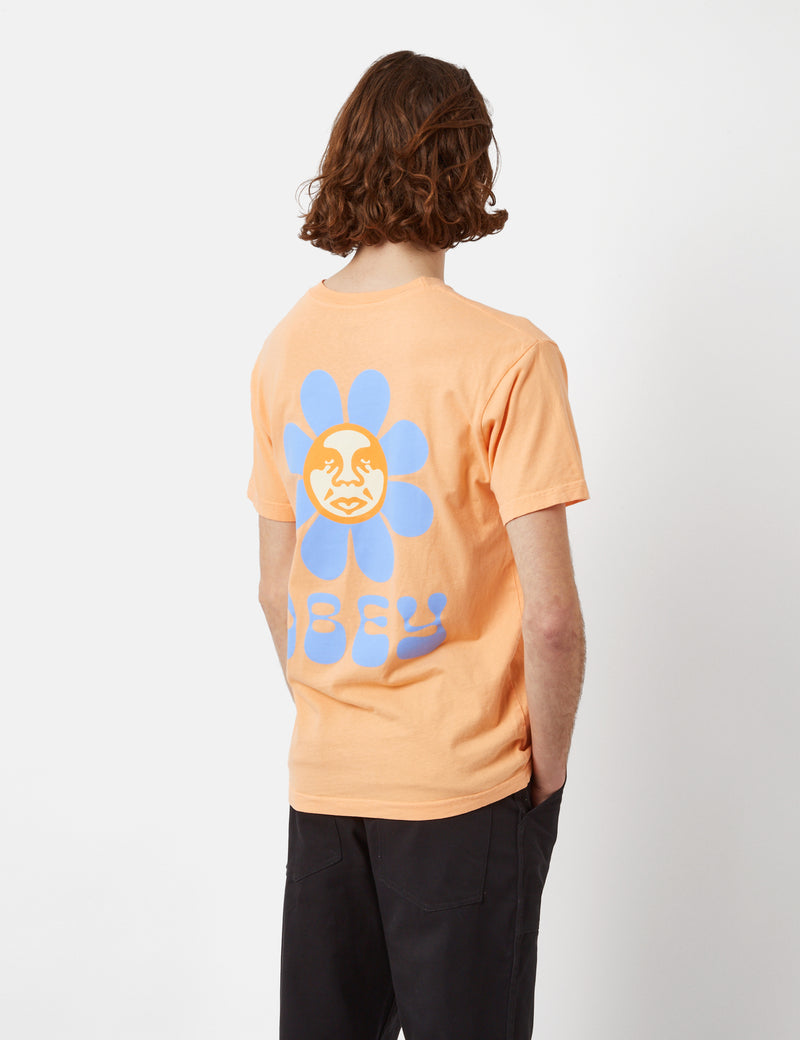 OBEY Petal T-Shirt (Organic) - Papaya Smoothie Orange