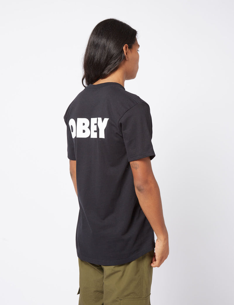 Obey Bold T-Shirt - Black
