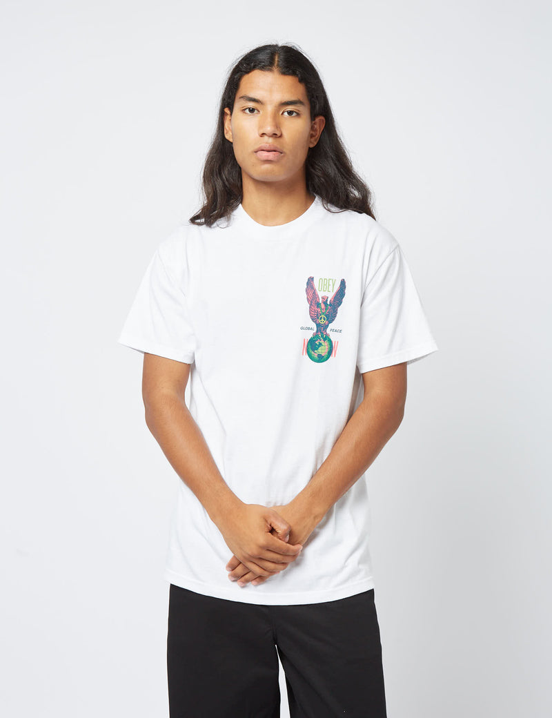 Obey Peace Eagle T-Shirt - White