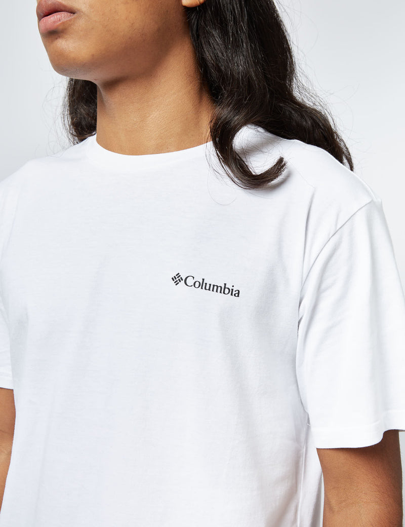 Columbia North Cascades T-Shirt - White/CSC Box Logo