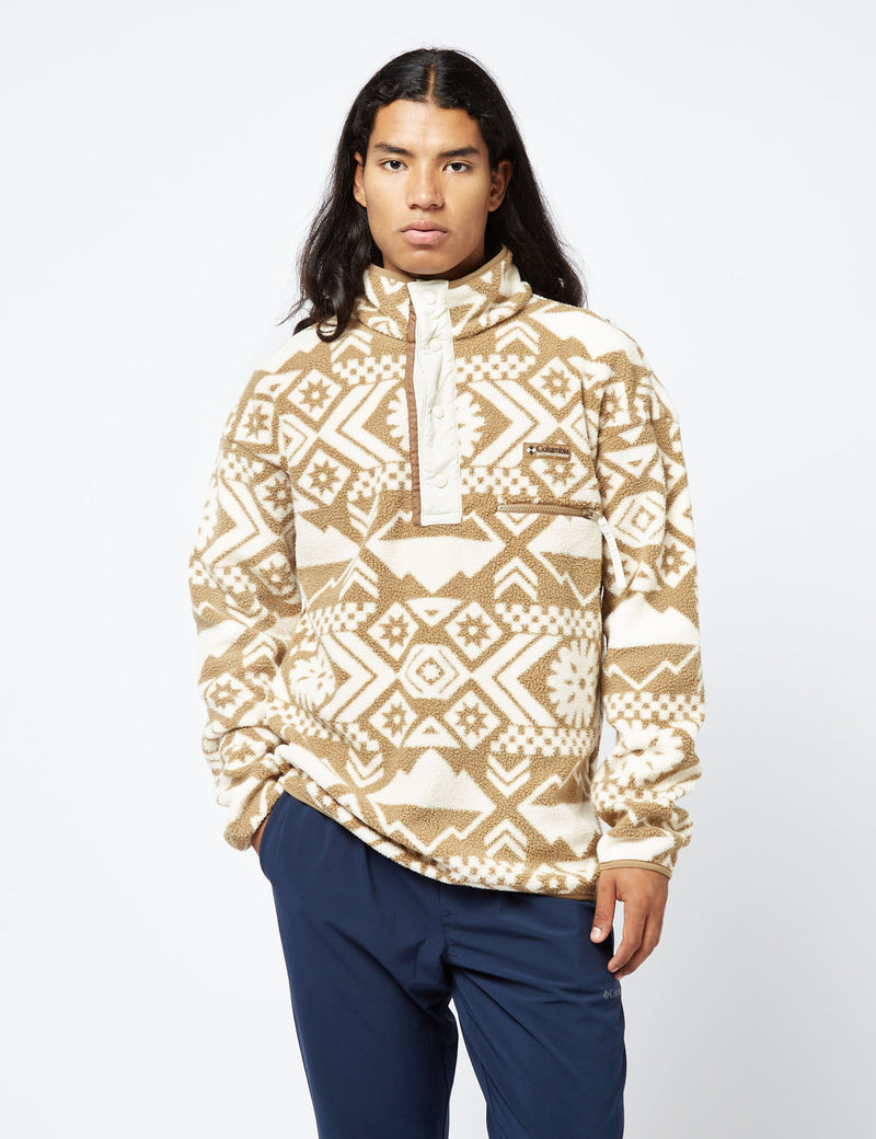 Columbia Helvetia Half Snap Fleece - Delta Checkered Peaks