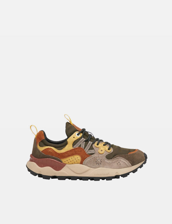 Flower Mountain Yamano 3 (Suede/Nylon) Shoes - Grey/Yellow