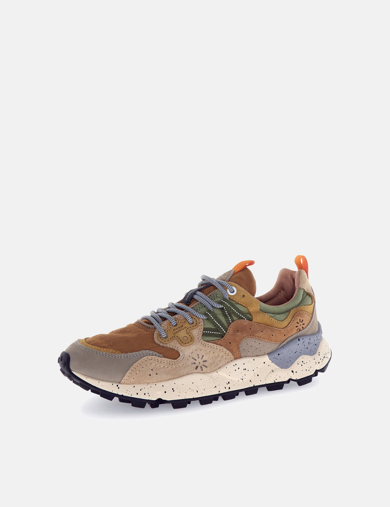 Flower Mountain Yamano 3 (Suede/Nylon) Shoes - Grey/Light Brown/Beige