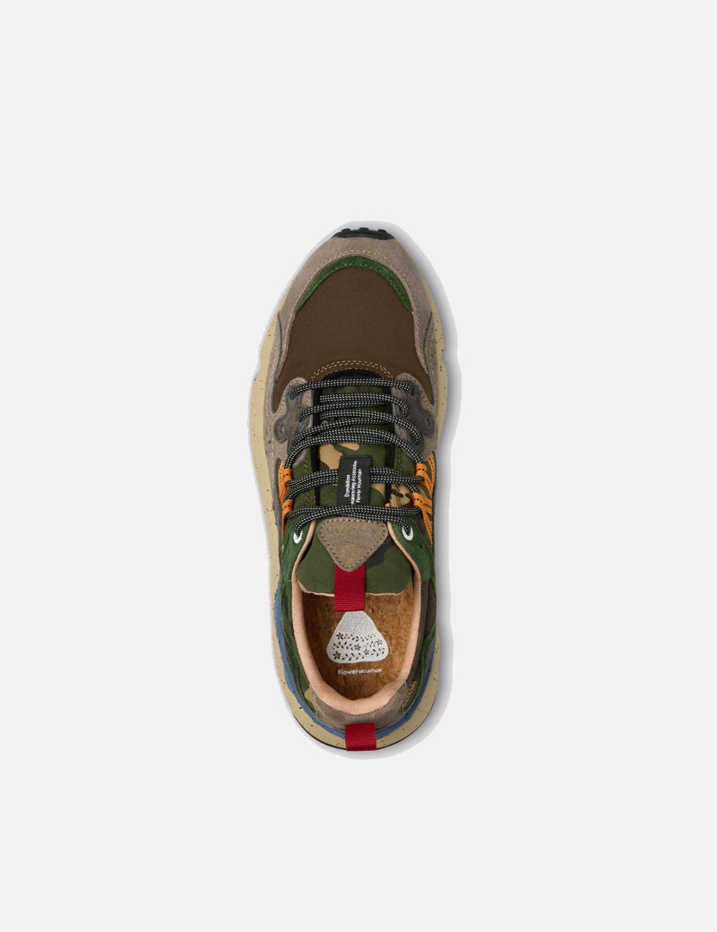 Flower Mountain Yamano 3 (Suede/Nylon) - Camo Dark Grey/Anthracite/Black