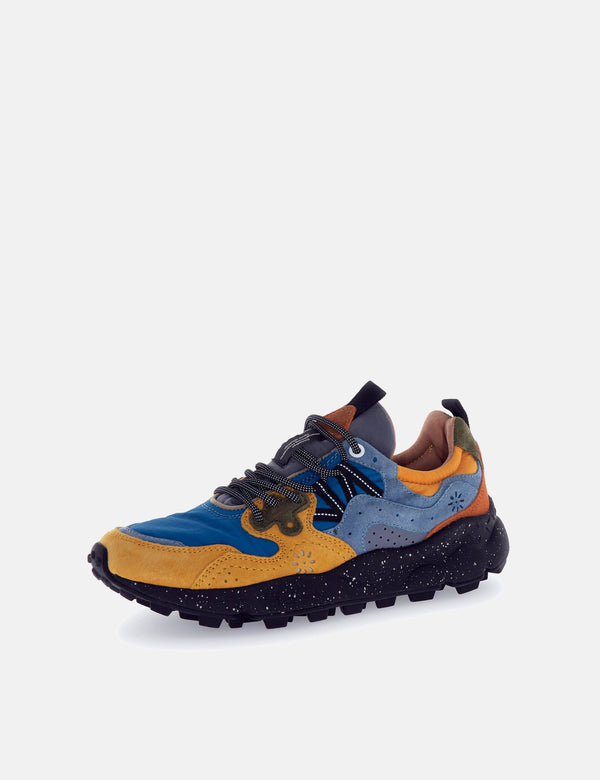 Flower Mountain Yamano 3 (Suede/Nylon) Shoes - Papaya/Black/Petrol