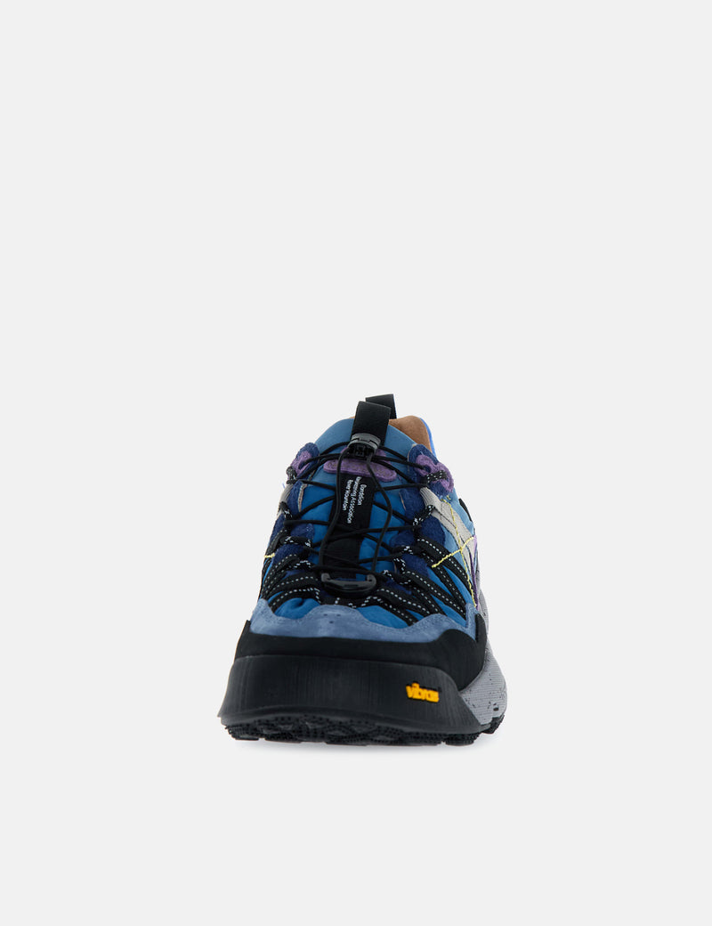 Flower Mountain Iwano 2 (Suede/Nylon) Shoes - Black/Navy Blue/Anthracite