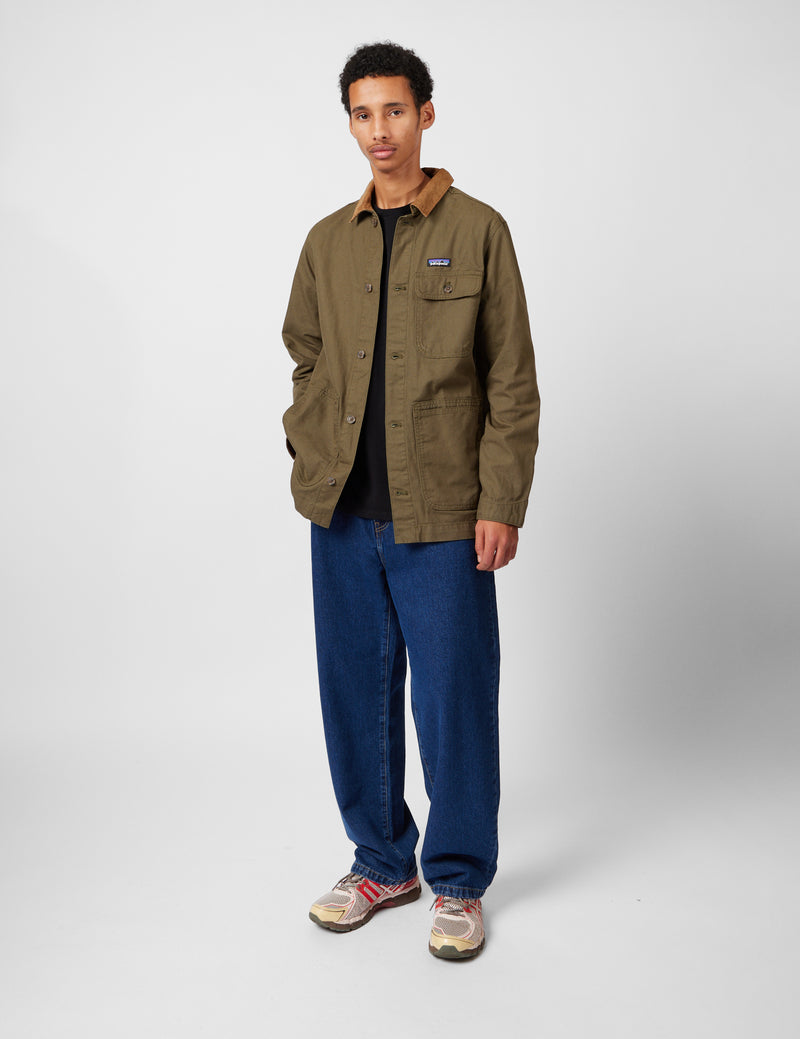 Patagonia Point Reyes Canvas Jacket - Basin Green
