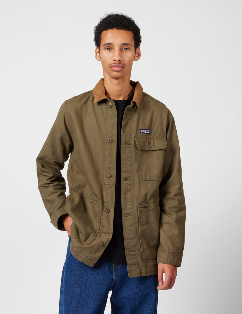 Patagonia Point Reyes Canvas Jacket - Basin Green