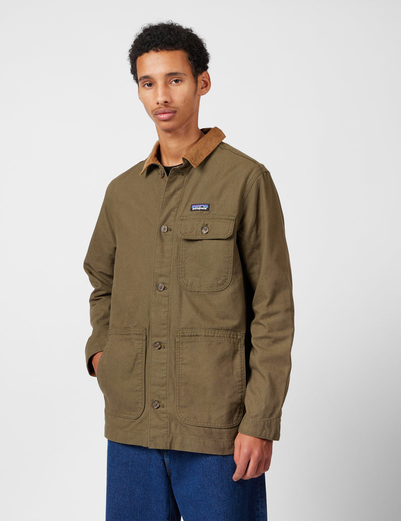 Patagonia Point Reyes Canvas Jacket - Basin Green