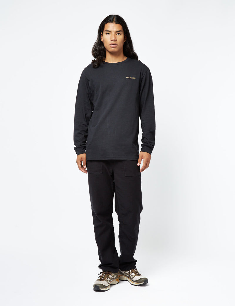 Columbia Explorers Canyon Long Sleeve T-Shirt - Black