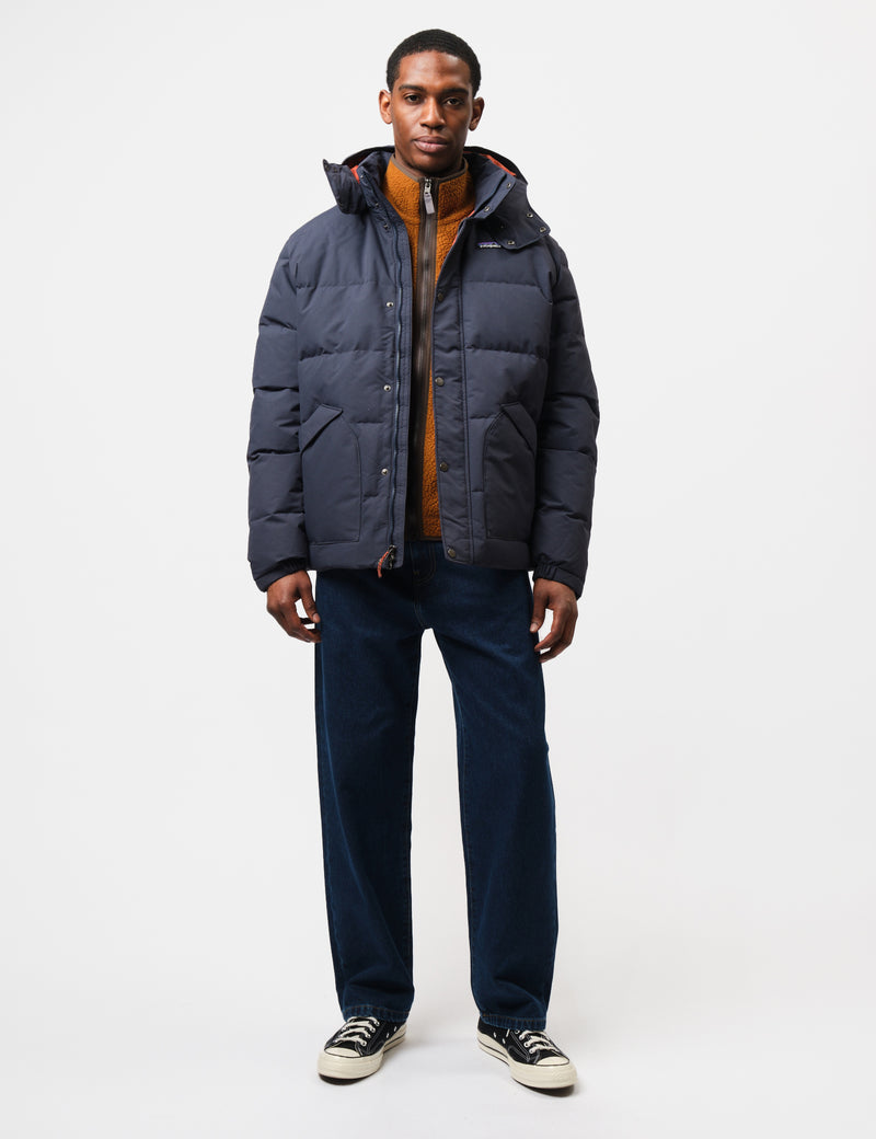 Patagonia Downdrift Jacket - Smolder Blue w/Burnished Red