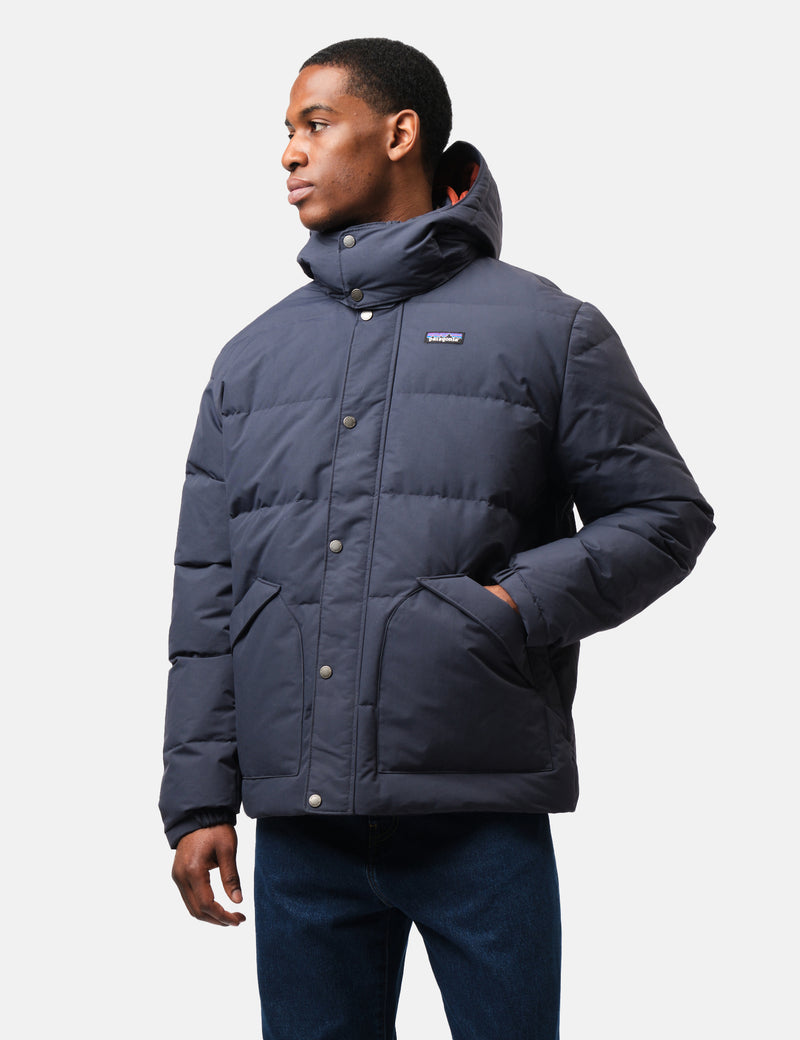 Patagonia Downdrift Jacket - Smolder Blue w/Burnished Red