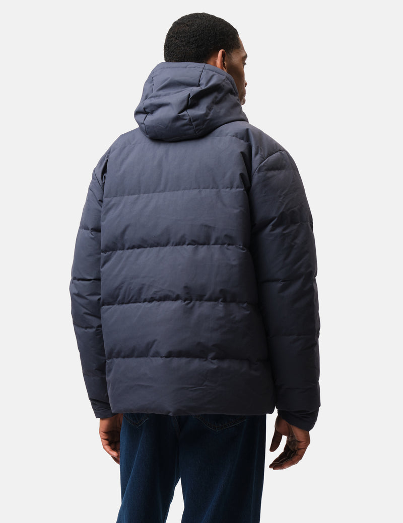 Patagonia Downdrift Jacket - Smolder Blue w/Burnished Red