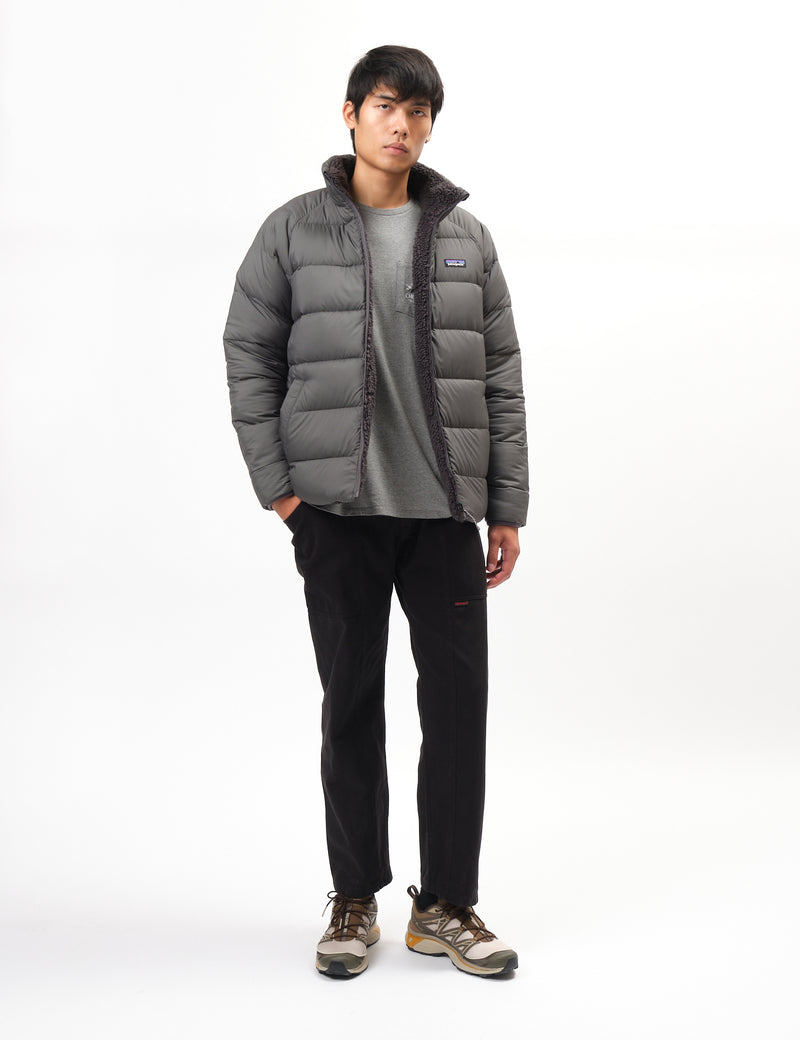 Patagonia Reversible Silent Down Jacket Forge Grey