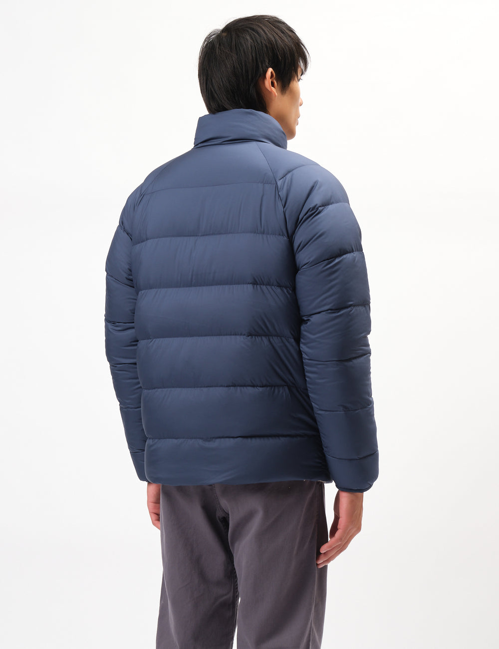 Patagonia Reversible Silent Down Jacket - New Navy Blue | Urban
