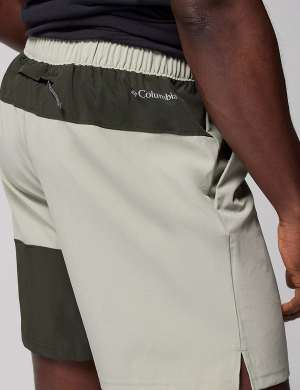 Columbia Columbia Hike Colour Block Shorts - Safari/Greenscape