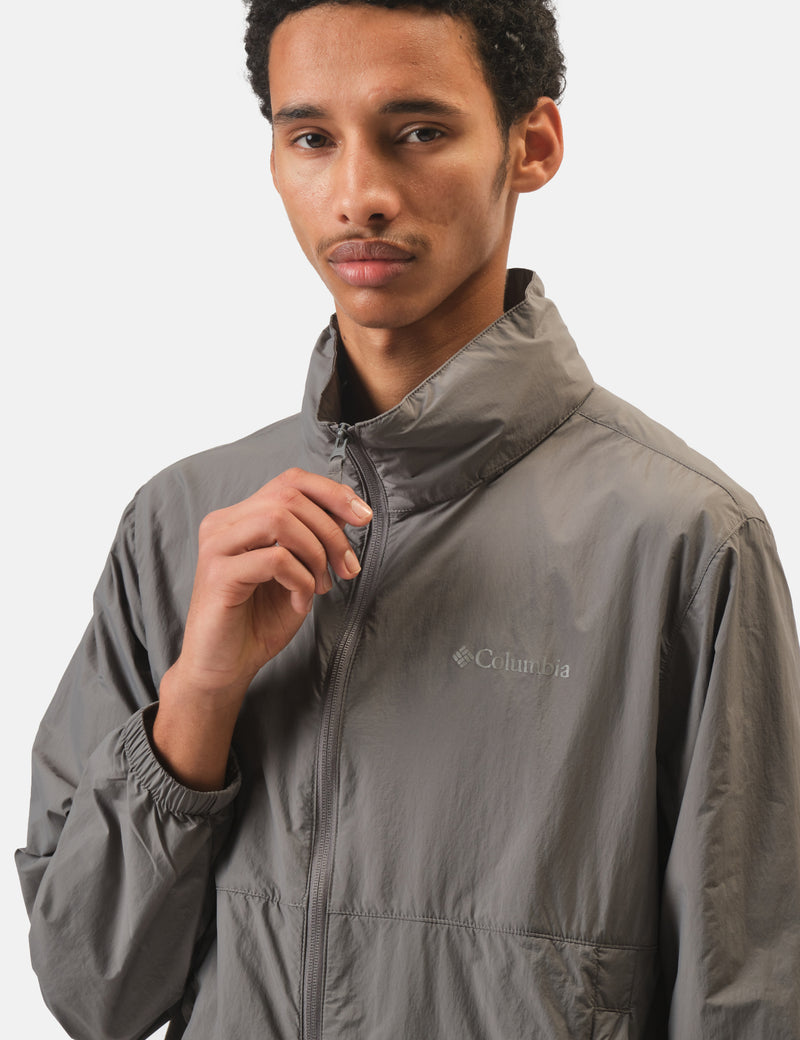 Columbia Loop Basin Windbreaker Jacket - City Grey