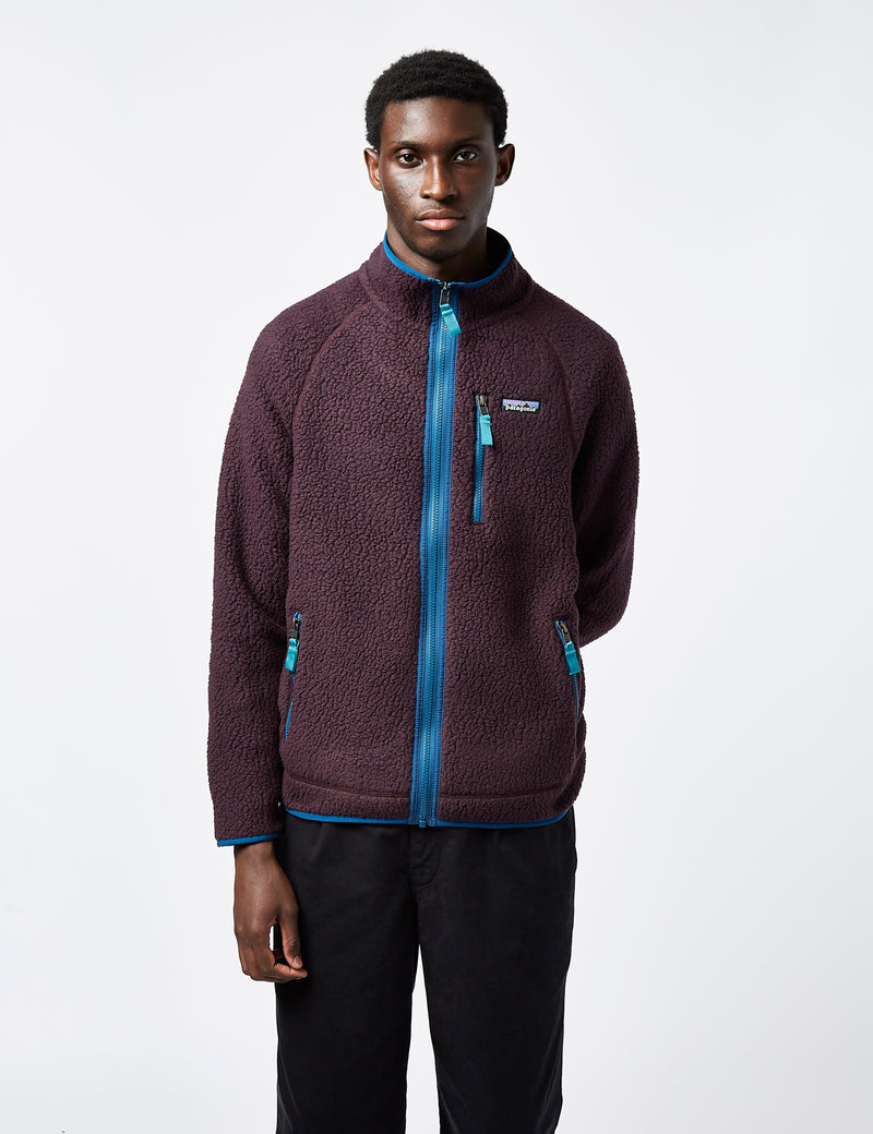 Patagonia Retro Pile Fleece Jacket - Obsidian Plum