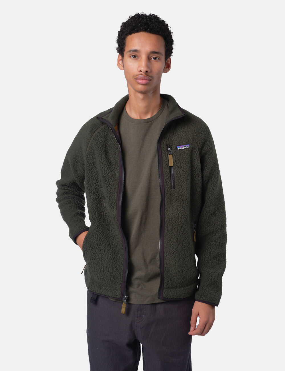 Patagonia Retro Pile Fleece Jacket - Old Growth Green | Urban
