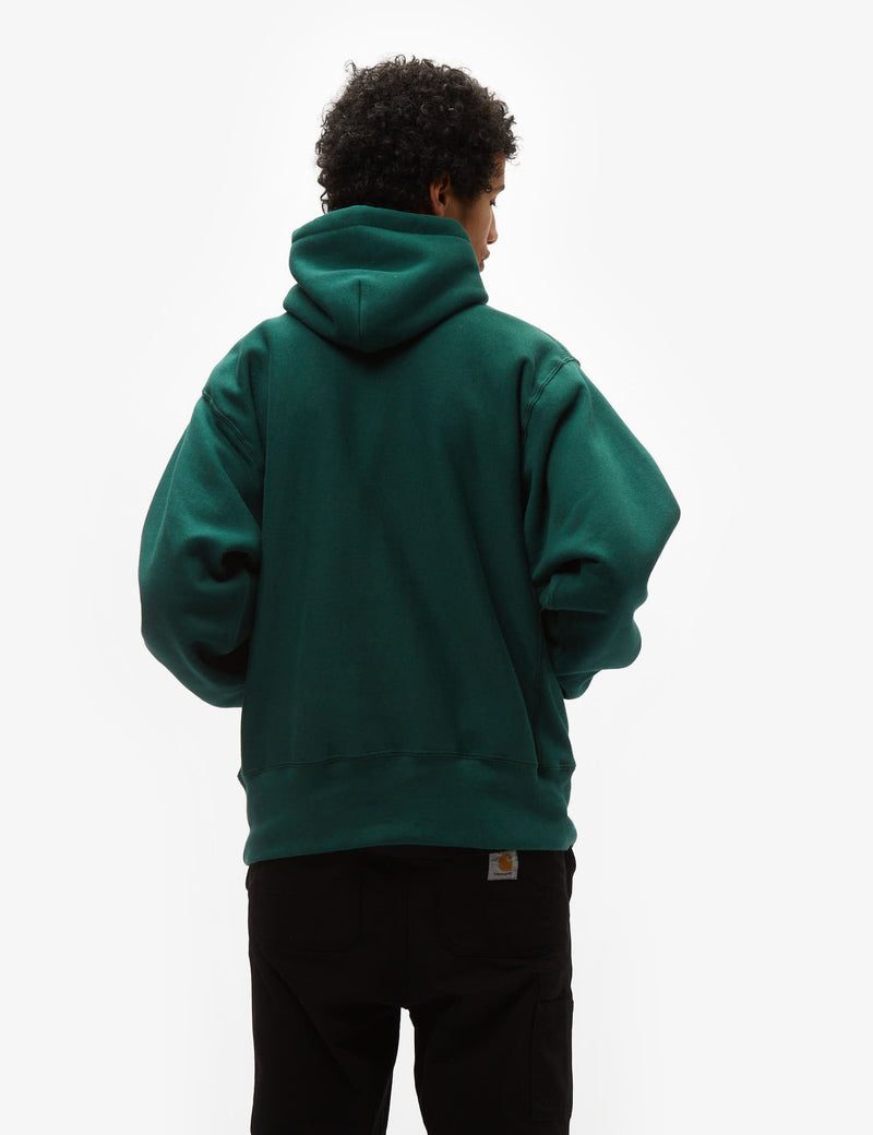 Camber USA 12oz Pullover Hoodie - Dark Green