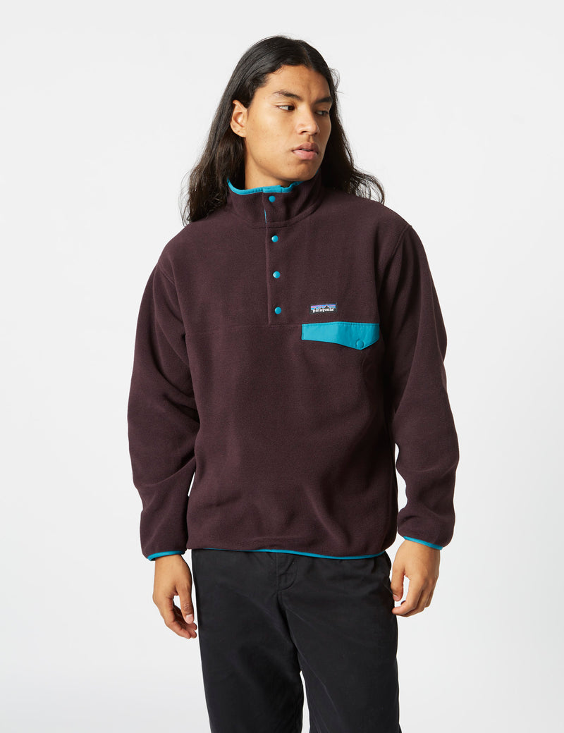 Patagonia Synchilla Snap-T Pullover - Obsidian Plum