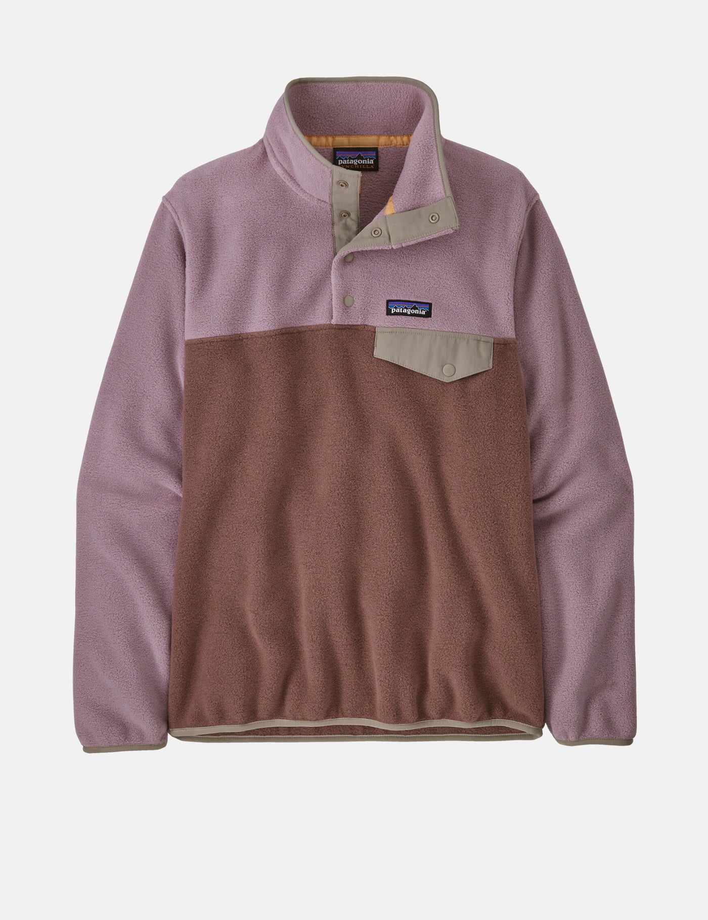Patagonia Women's LW Synch Fleece Snap-T - Dulse Mauve | Urban