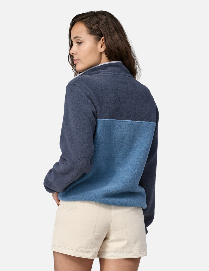 Patagonia Women's LW Synch Snap-T Fleece Pullover - Utility Blue