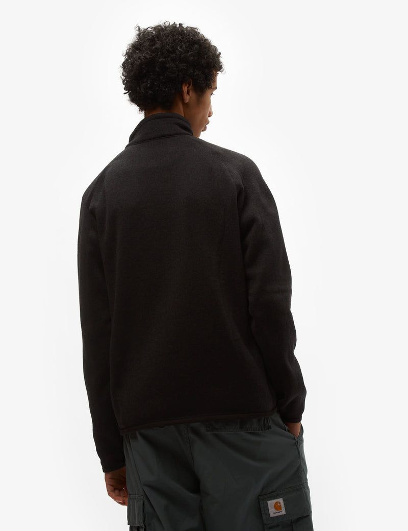 Patagonia Better Sweater 1/4 Zip Fleece-블랙