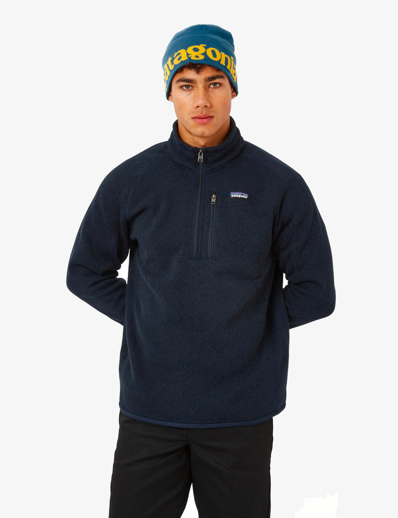 Patagonia Better Sweater 1/4 Zip Fleece - New Navy Blue