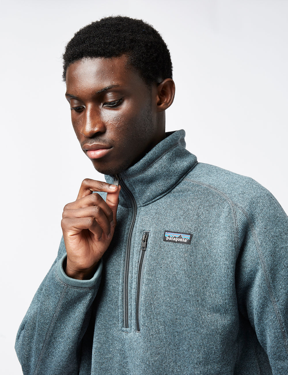 patagonia XL ニット Patagonia Better Sweater 1/4 Zip Fleece - Nouveau Green I Urban