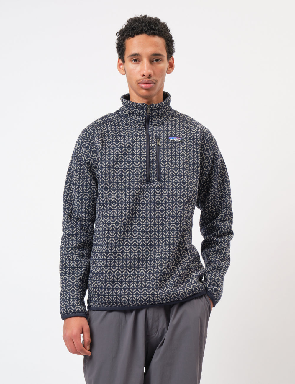 Patagonia Better Sweater 1/4 Zip - Scales Sunken Blue | Urban