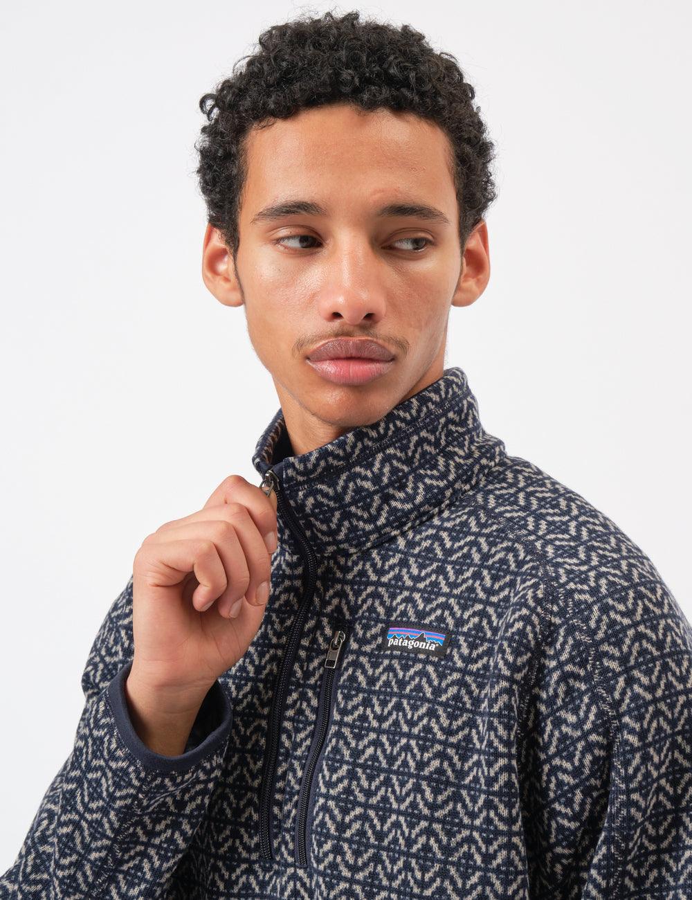 Patagonia Better Sweater 1/4 Zip - Scales Sunken Blue | Urban