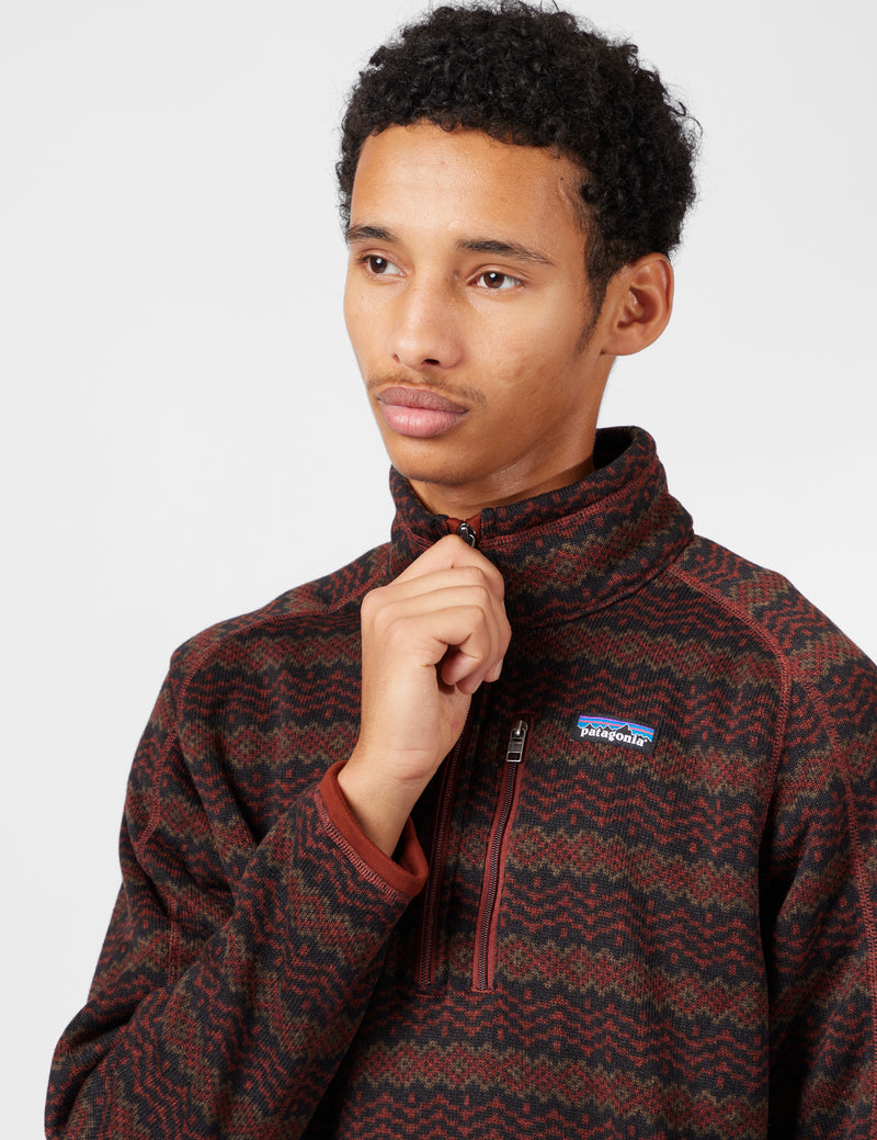Patagonia Better Sweater 1/4 Zip Fleece (Woven Together) - Dried Vanilla