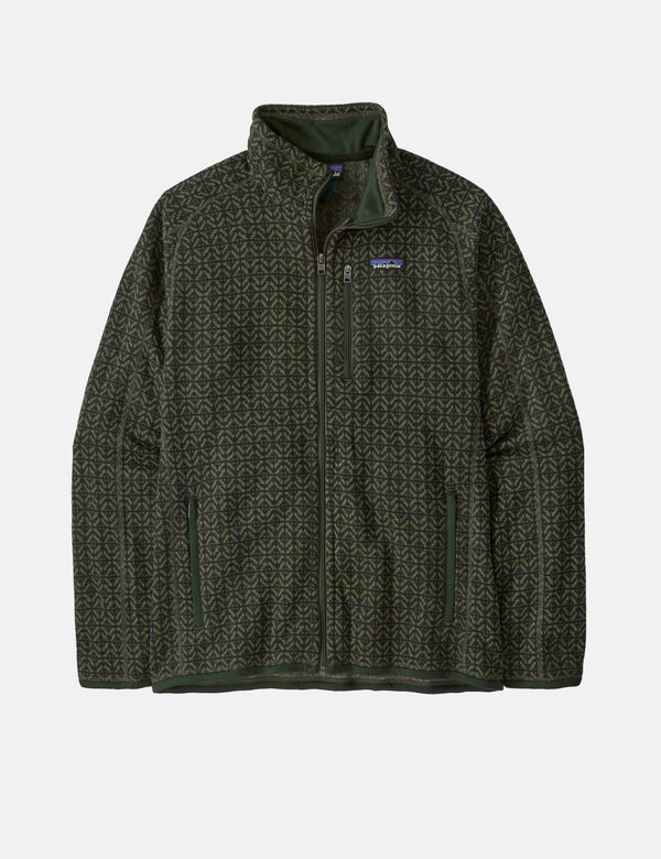Patagonia Better Sweater Jacket - Scales: Old Growth Green
