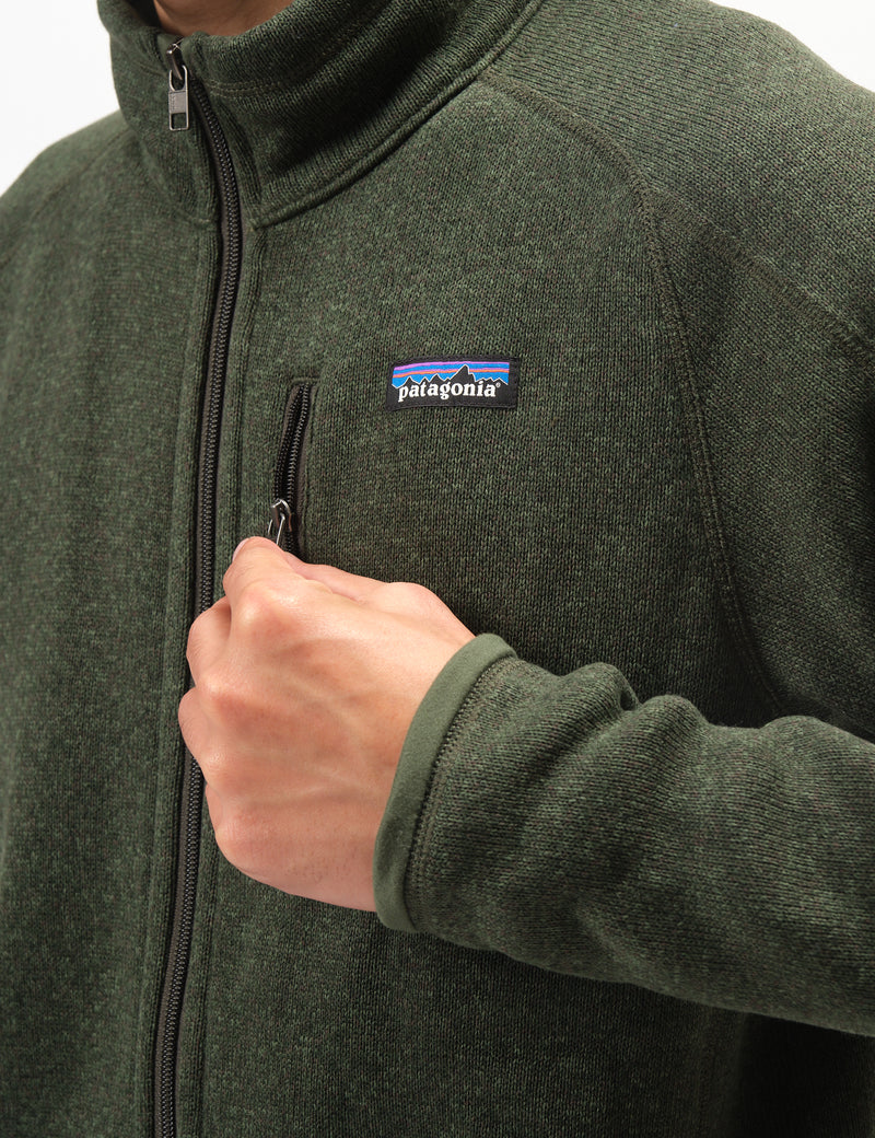 Patagonia men's better sweater industrial green sales