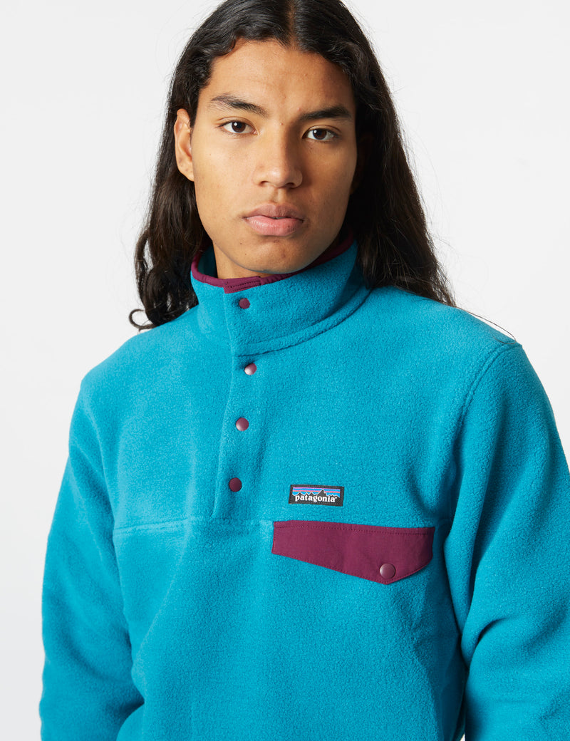 Patagonia LW Synchilla Snap-T Fleece - Belay Blue